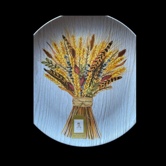 Set of 3 Rachel Ashwell 15” Round Melamine Serving Trays - Platter New With Tag - Picture 2 of 3